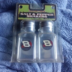 Collectible,Nascar Dale Earnhart Jr,Salt & Pepper Shakers,NEW in box Never Used
